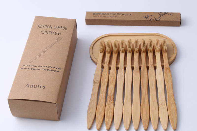 Hao rice capsuless бамбукова четка за зъби, ръчна; меки влакна; за възрастни; модел ZYSHZ-001; кутия 1000