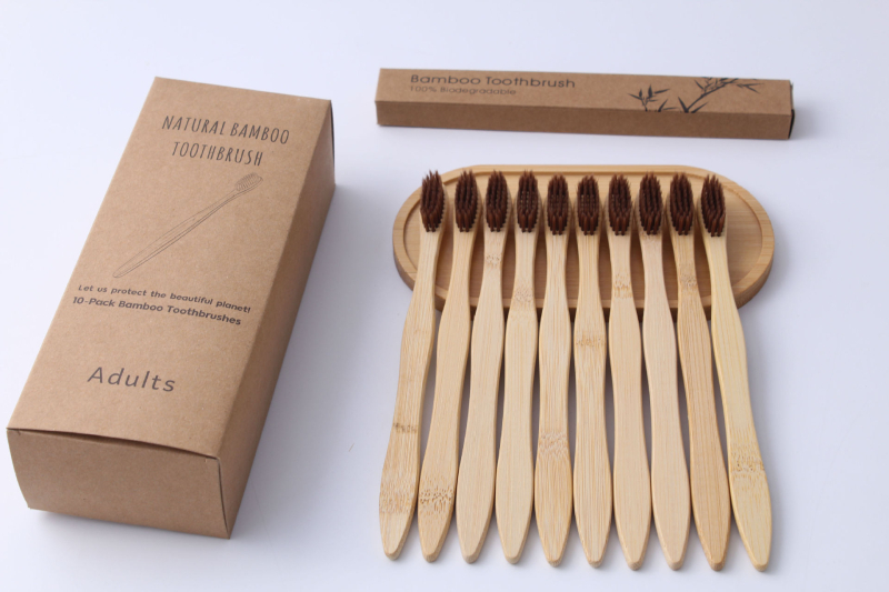 Hao rice capsuless бамбукова четка за зъби, ръчна; меки влакна; за възрастни; модел ZYSHZ-001; кутия 1000