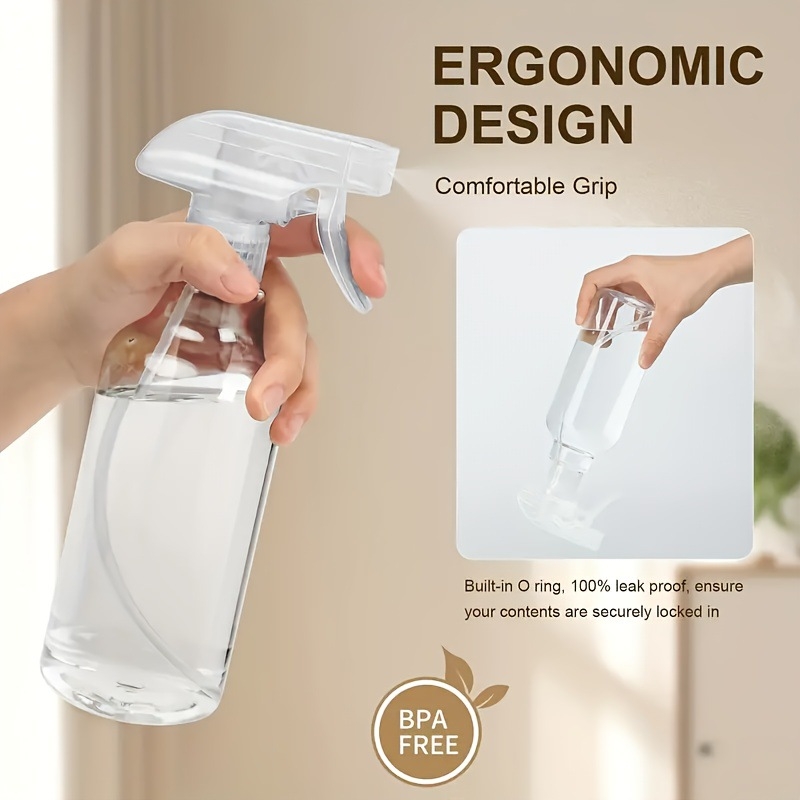 PET dozuojamas buteliukas su purškimo antgaliu, talpa 500 ml