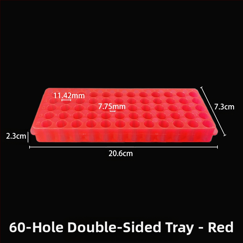 Placă cu 60 găuri, panou dublu, material nou, capacitate 0.5/1.5/2 ml