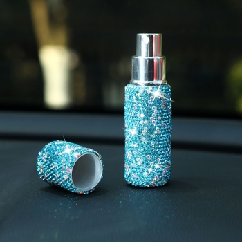 Μπουκάλι αρώματος από γυαλί με διακοσμημένα διαμάντια και ψεκαστήρα – ταξιδιωτικό μικρό μπουκαλάκι, Shangchuang