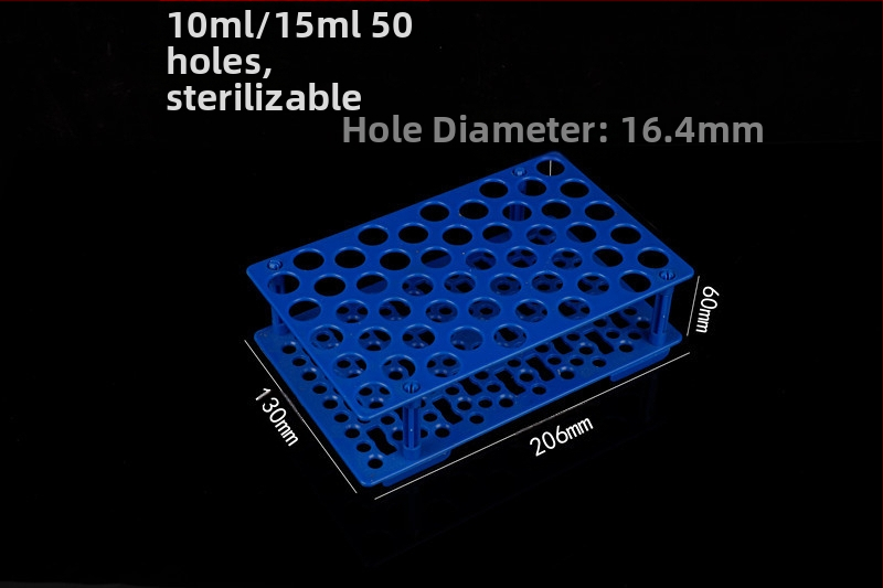 Raft pentru tuburi de centrifugare, demontabil, multifuncțional, compatibil cu tuburi de 10 ml, 15 ml și 50 ml, model WP