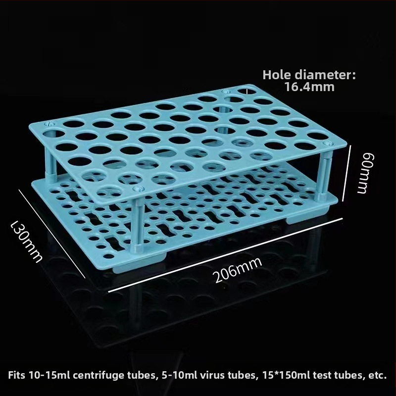 Raft pentru tuburi de centrifugare, demontabil, multifuncțional, compatibil cu tuburi de 10 ml, 15 ml și 50 ml, model WP