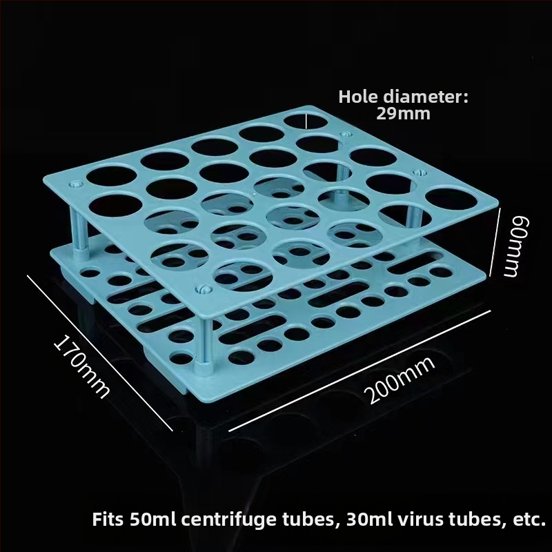 Raft pentru tuburi de centrifugare, demontabil, multifuncțional, compatibil cu tuburi de 10 ml, 15 ml și 50 ml, model WP