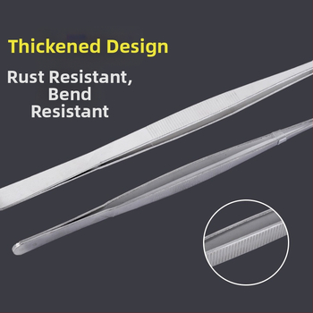 Εργαλεία διακόσμησης ενυδρείου από ανοξείδωτο ατσάλι: τσιμπίδες, επεκτεινόμενος κλιπ ταΐσματος και ψαλίδι για υδρικά φυτά