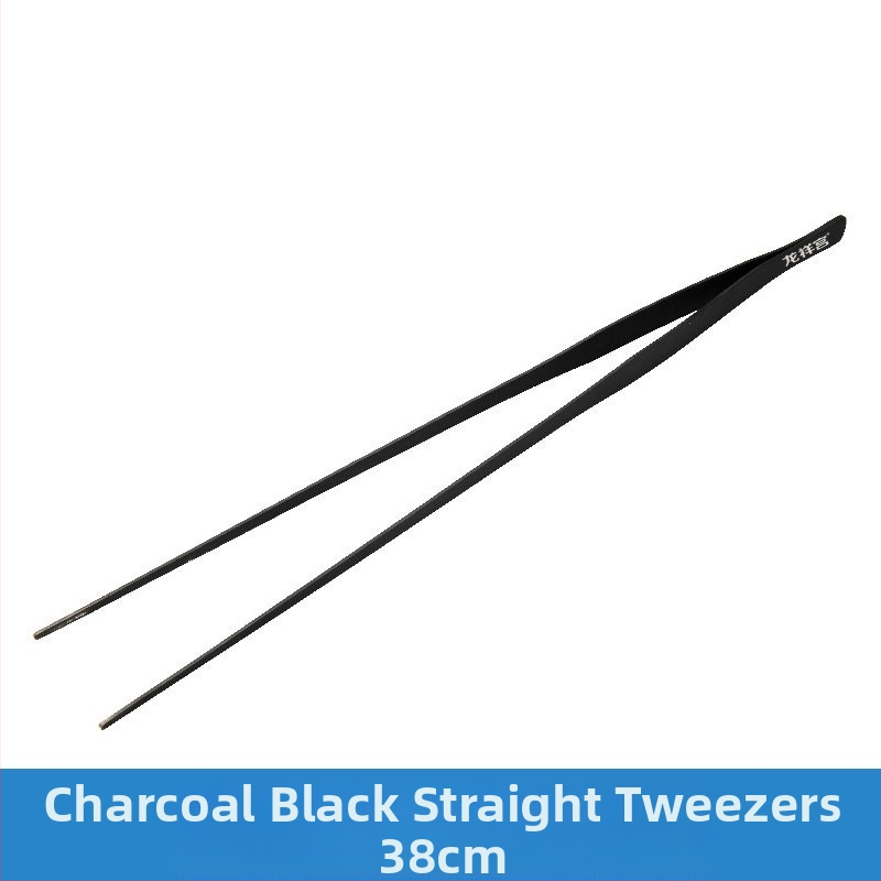 Instrumente pentru amenajare acvariu din oțel inoxidabil: pense din oțel, clemă de hrănire prelungită și foarfecă pentru plante acvatice