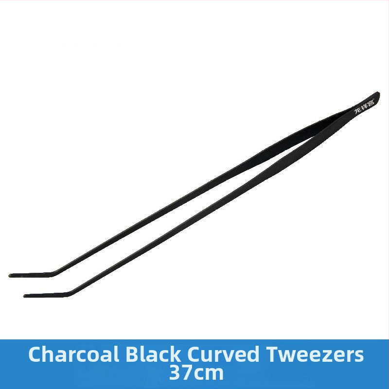 Instrumente pentru amenajare acvariu din oțel inoxidabil: pense din oțel, clemă de hrănire prelungită și foarfecă pentru plante acvatice