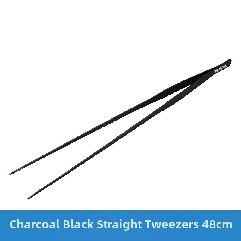 Instrumente pentru amenajare acvariu din oțel inoxidabil: pense din oțel, clemă de hrănire prelungită și foarfecă pentru plante acvatice