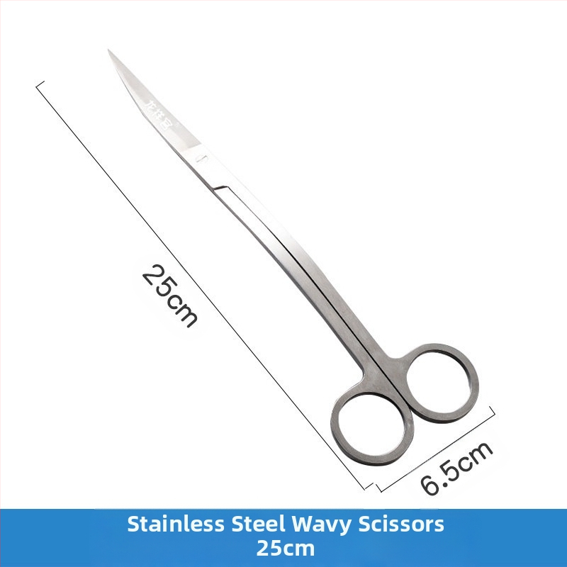 Instrumente pentru amenajare acvariu din oțel inoxidabil: pense din oțel, clemă de hrănire prelungită și foarfecă pentru plante acvatice