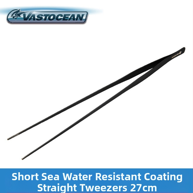 Instrumente pentru amenajare acvariu din oțel inoxidabil: pense din oțel, clemă de hrănire prelungită și foarfecă pentru plante acvatice