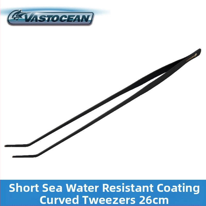 Instrumente pentru amenajare acvariu din oțel inoxidabil: pense din oțel, clemă de hrănire prelungită și foarfecă pentru plante acvatice