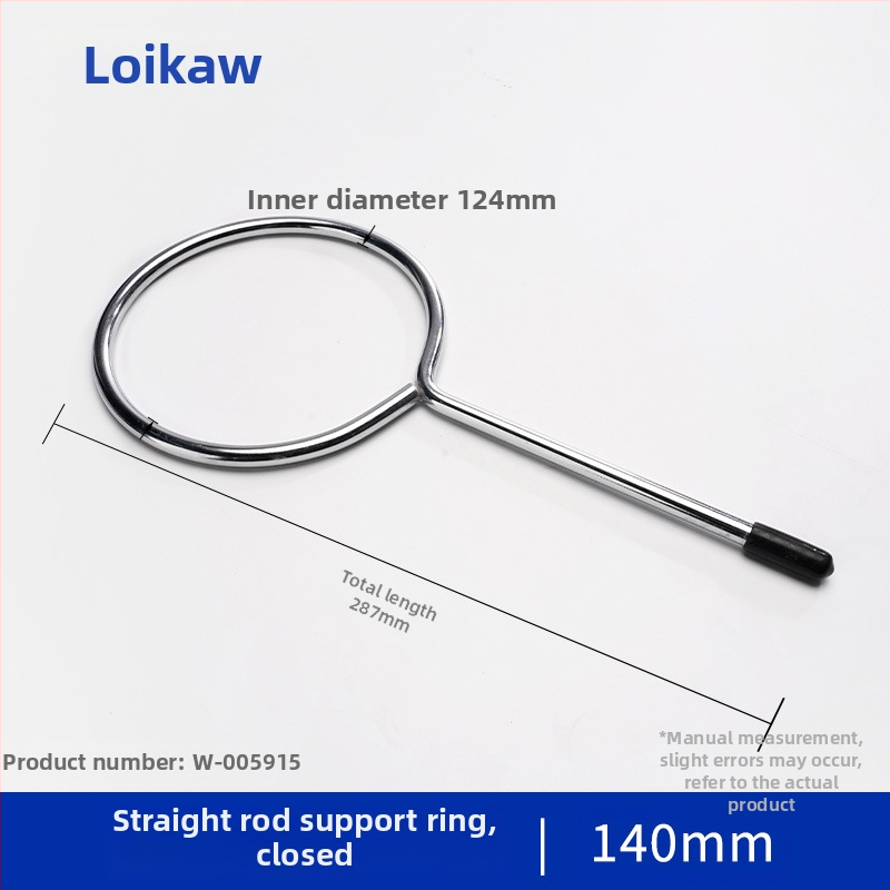 Laboratorijas tērauda statīvs ar gredzenveida turētāju un kolbu apkures stieņa atbalstam