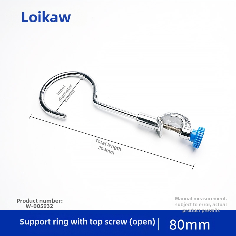 Laboratorijas tērauda statīvs ar gredzenveida turētāju un kolbu apkures stieņa atbalstam