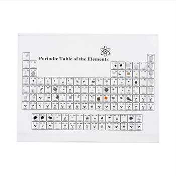 Акрилен модел на елемент от периодичната таблица – прост стил, IP лиценз, пластмаса и смола