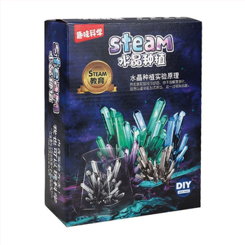 Σετ καλλιέργειας κρυστάλλων για παιδιά – διασκεδαστικό επιστημονικό παιχνίδι, DIY καλλιέργεια κρυστάλλων, δώρο, συσκευασία: χαρτονένιο κουτί, κατάλληλο από 14 ετών