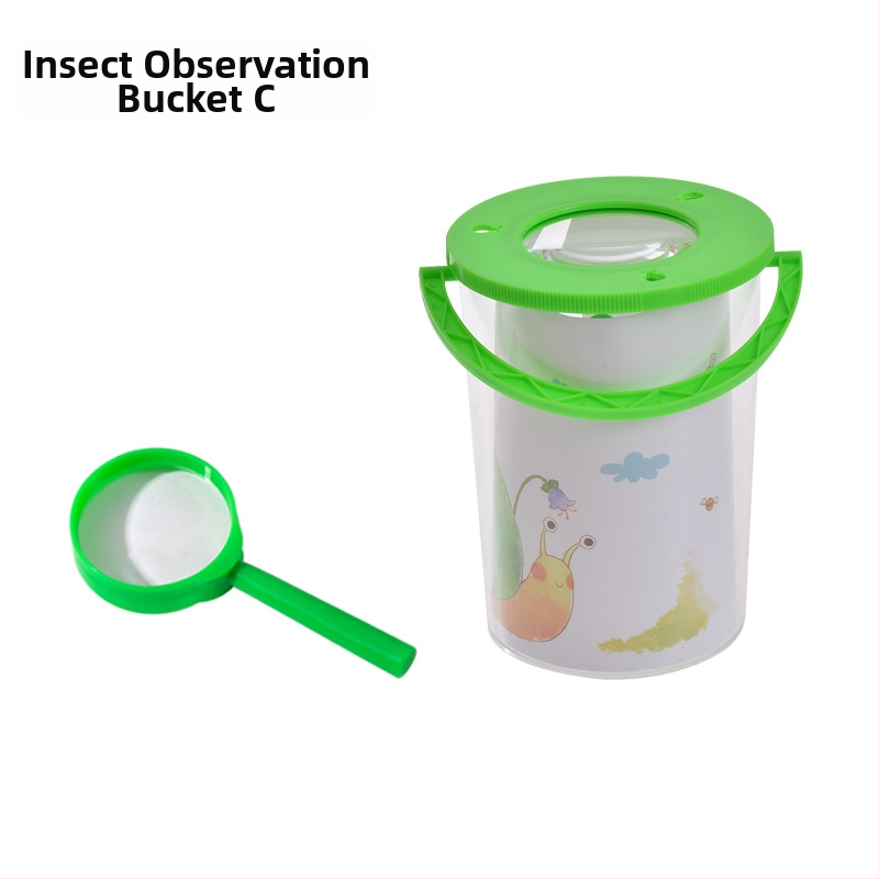 Vaikų vabzdžių stebėjimo dėžutė – skaidri edukacinė žaisliukas; Medžiaga: ABS acrylic; DIY: Taip; Daugiafunkcinė: Taip; Elektros: Ne; Tinkamas amžius 7–14 metų