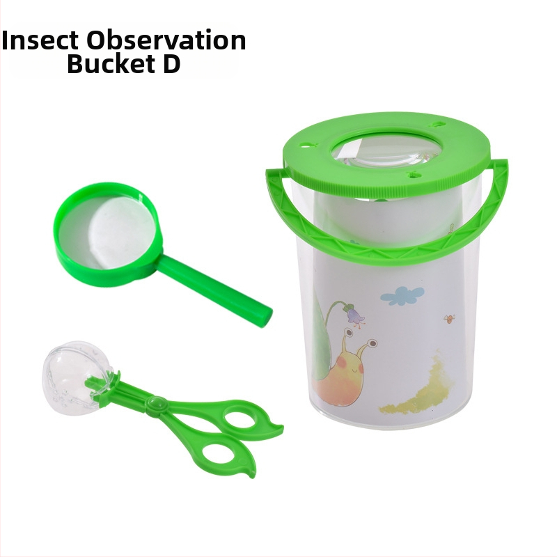 Vaikų vabzdžių stebėjimo dėžutė – skaidri edukacinė žaisliukas; Medžiaga: ABS acrylic; DIY: Taip; Daugiafunkcinė: Taip; Elektros: Ne; Tinkamas amžius 7–14 metų