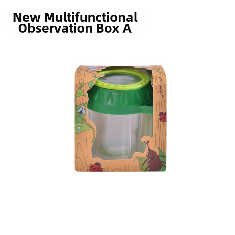 Vaikų vabzdžių stebėjimo dėžutė – skaidri edukacinė žaisliukas; Medžiaga: ABS acrylic; DIY: Taip; Daugiafunkcinė: Taip; Elektros: Ne; Tinkamas amžius 7–14 metų