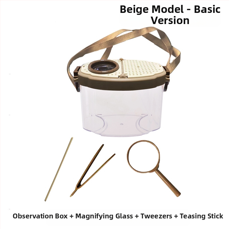 Vaikų vabzdžių stebėjimo dėžutė – skaidri edukacinė žaisliukas; Medžiaga: ABS acrylic; DIY: Taip; Daugiafunkcinė: Taip; Elektros: Ne; Tinkamas amžius 7–14 metų