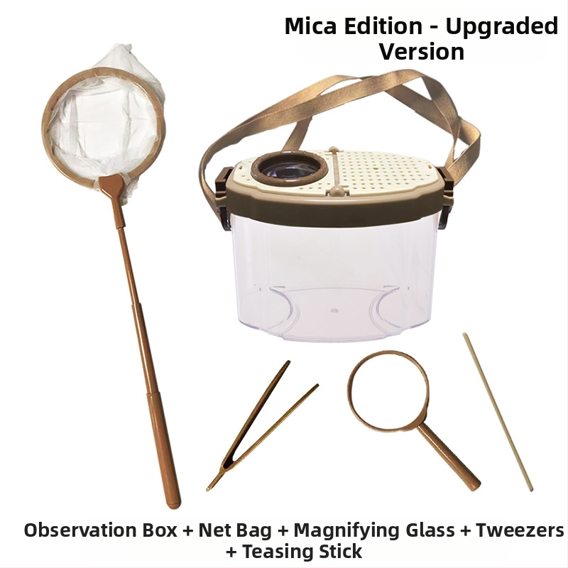 Vaikų vabzdžių stebėjimo dėžutė – skaidri edukacinė žaisliukas; Medžiaga: ABS acrylic; DIY: Taip; Daugiafunkcinė: Taip; Elektros: Ne; Tinkamas amžius 7–14 metų