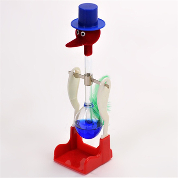 Παιχνίδι με πουλί που πίνει νερό - Μεταλλική κατασκευή, κατάλληλο για μωρά και νήπια 0–2 ετών, εκπαιδευτικό επιστημονικό παιχνίδι