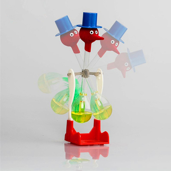 Παιχνίδι με πουλί που πίνει νερό - Μεταλλική κατασκευή, κατάλληλο για μωρά και νήπια 0–2 ετών, εκπαιδευτικό επιστημονικό παιχνίδι