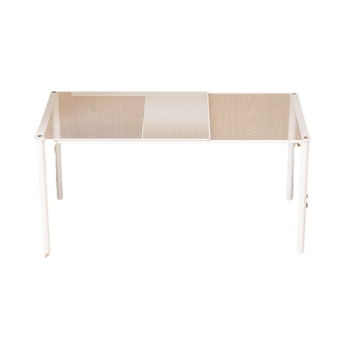 Αναδιπλούμενο ντουλάπι με δύο ράφια για γκαρνταρόμπα και ρούχα — χάλυβας άνθρακα, απλός μοντέρνος σχεδιασμός, εγκατάσταση στο δάπεδο