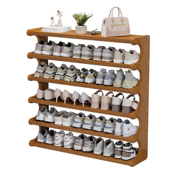 Ράφι παπουτσιών εσωτερικού χώρου, πολυεπίπεδο με ιδιαίτερο σχήμα, αποθήκευση στο χώρο εισόδου, μοντέλο UXXJ, υλικό Nanzhu + πλάκα πυκνότητας, στυλ light luxury, μεγάλος χώρος