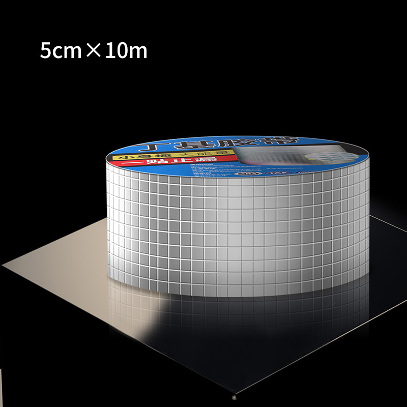 PVC csőszivárgás javító vízálló szalag, fürdőszoba és konyha, réteges tekercs formában, 500% hosszabbítás, papírcső mag, erős vízálló ragasztó