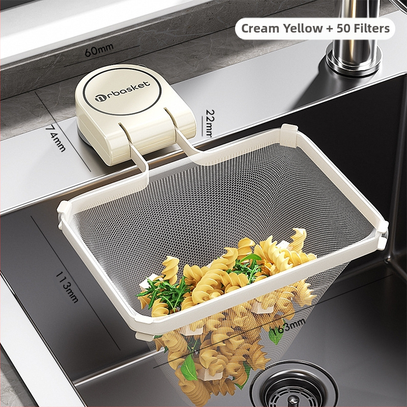 Filtru pentru chiuveta de bucătărie cu ventuză (Material plastic; Logo gravat cu laser; Stil simplu; Ambalaj: cutie cadou; Calitate de primă clasă)