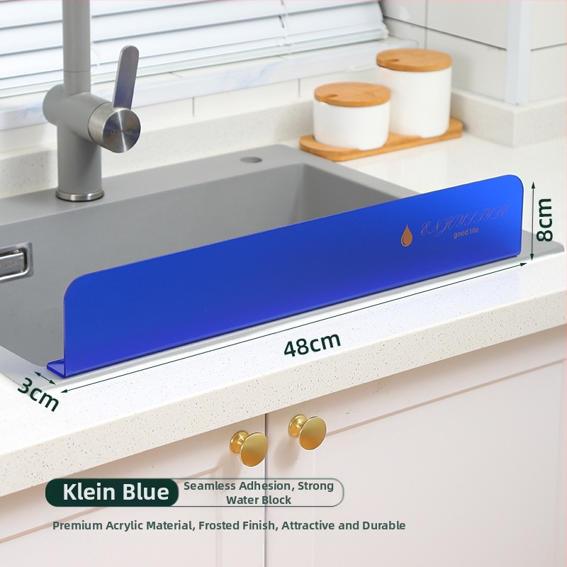Akrilni kuhinjski štitnik protiv prskanja – vodootporan panel za sudoperu i radnu plohu, zaštita pri pranju, jednostavan stil