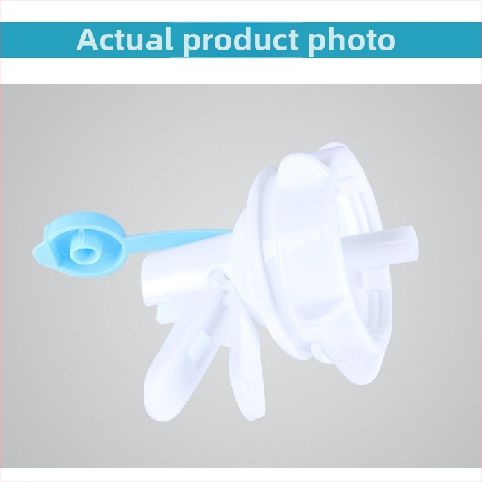 Naju čiaupas vandens buteliams su dulkių kamšteliu, maisto kokybės plastikas, šiuolaikiškas minimalistinis dizainas