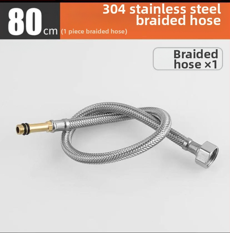 Kuchynský stenový miešací kohút na drezu, nerezová oceľ, brúsený povrch, keramické jadro ventilu, Skoni model 01