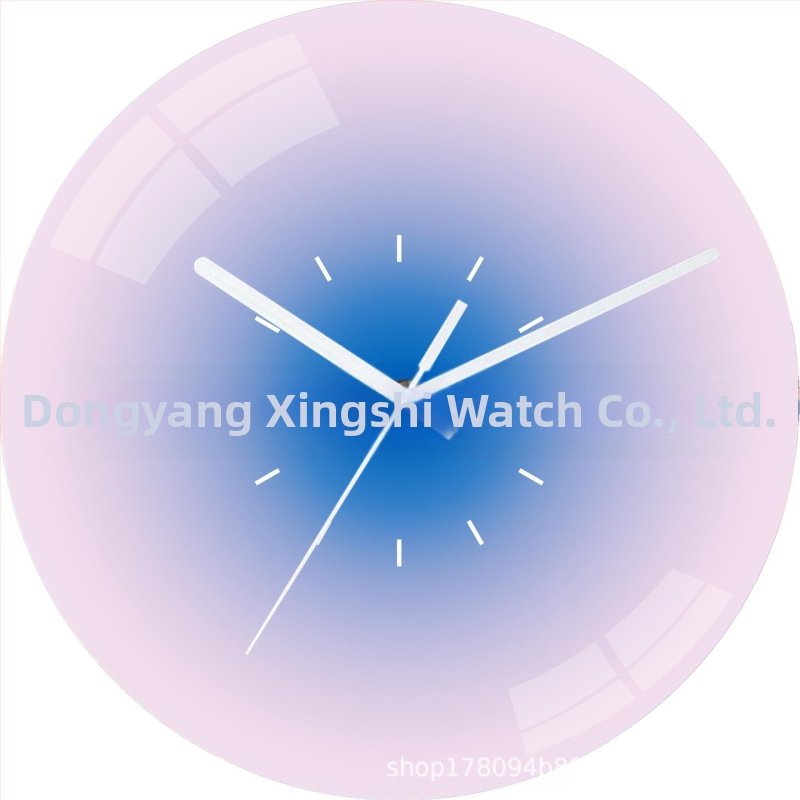 Ceas de perete cu mișcare sweep pe secundă | Star Time model 03, alimentat cu baterie