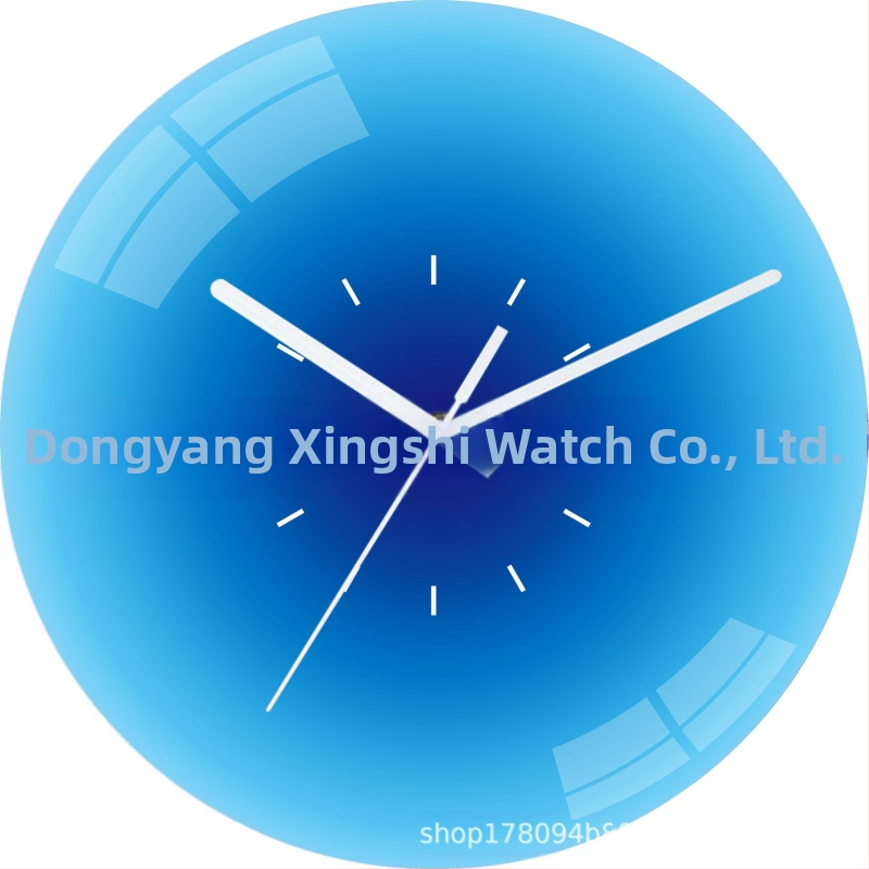 Ceas de perete cu mișcare sweep pe secundă | Star Time model 03, alimentat cu baterie