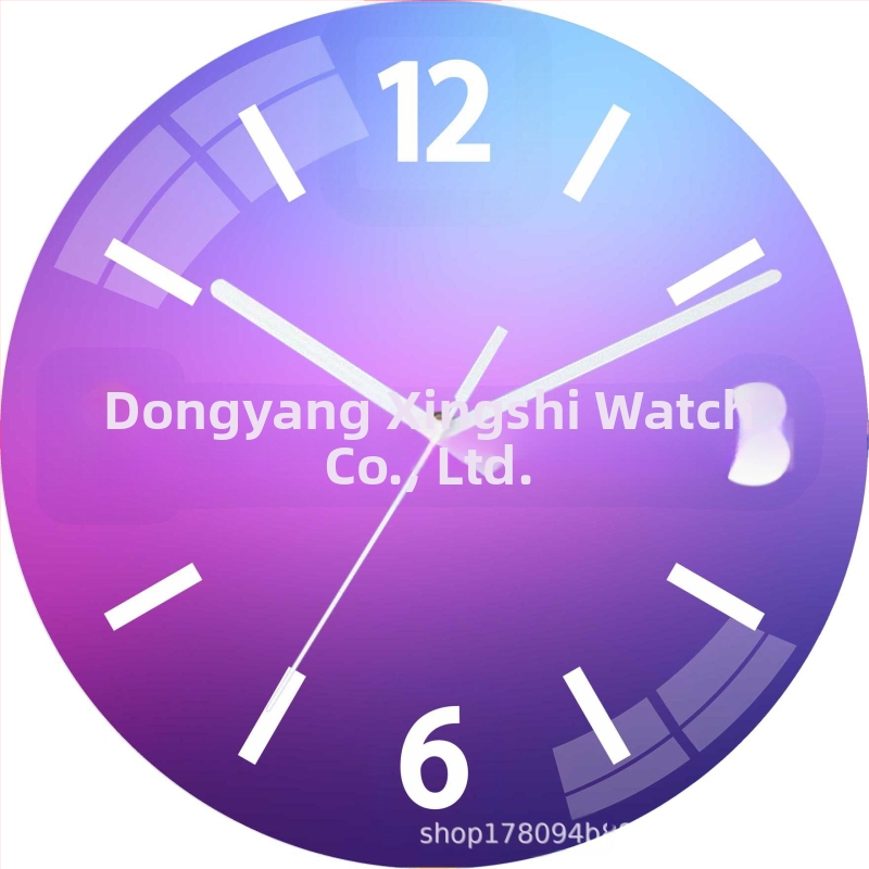 Ceas de perete cu mișcare sweep pe secundă | Star Time model 03, alimentat cu baterie