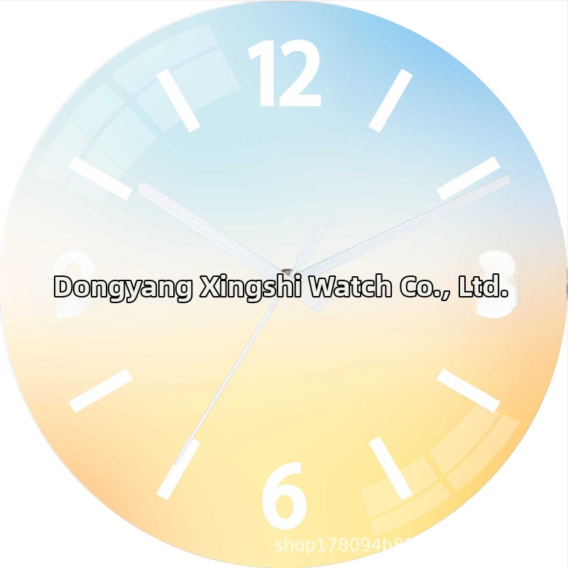 Ceas de perete cu mișcare sweep pe secundă | Star Time model 03, alimentat cu baterie