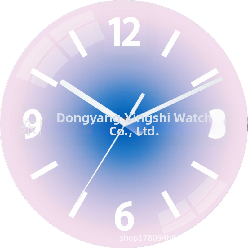 Ceas de perete cu mișcare sweep pe secundă | Star Time model 03, alimentat cu baterie