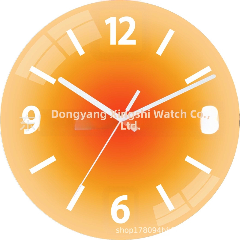 Ceas de perete cu mișcare sweep pe secundă | Star Time model 03, alimentat cu baterie