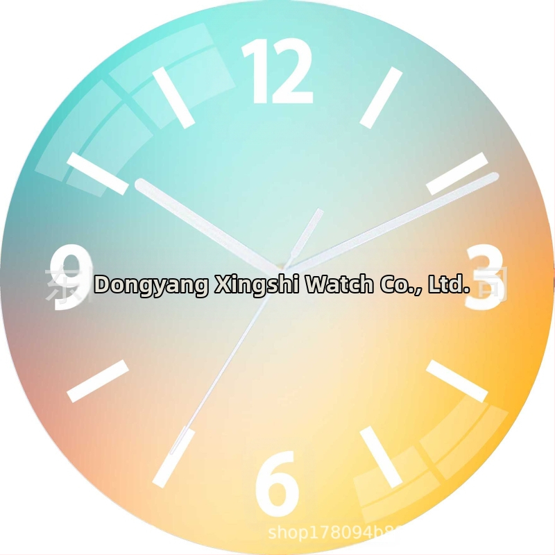 Ceas de perete cu mișcare sweep pe secundă | Star Time model 03, alimentat cu baterie