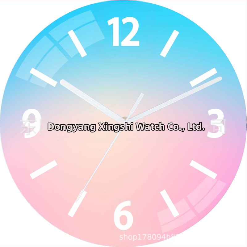 Ceas de perete cu mișcare sweep pe secundă | Star Time model 03, alimentat cu baterie