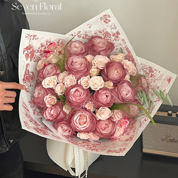 Χαρτί περιτυλίγματος για μπουκέτο | Υλικό: χαρτί φτερών | Χειροποίητη συσκευασία | Εξωτερική συσκευασία | Διαθέσιμα σε απόθεμα