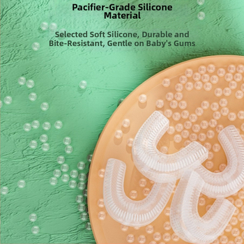 Ηλεκτρική οδοντόβουρτσα σχήματος U για παιδιά, μοντέλο 6856, μαλακές τρίχες