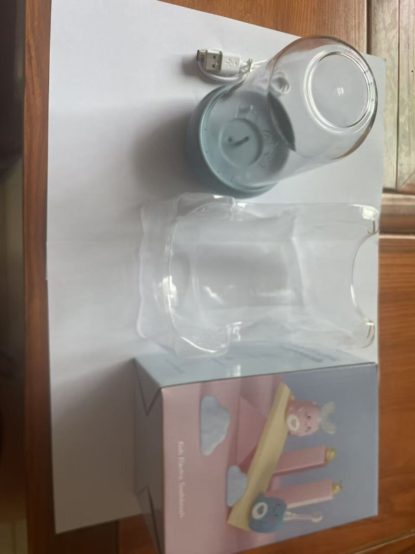 Електрическа четка за зъби с U-образна форма за деца, модел 6856, меки четина