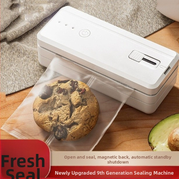 Prijenosni uređaj za zatvaranje paketa hrane, ABS plastika kućište, težina 170 g, kapacitet 1001-1500 ml, Model: Devet generacija, Prilagodljiv