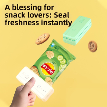 Φορητή μηχανή σφράγισης συσκευασιών τροφίμων, ABS πλαστικό περίβλημα, βάρος 170 g, χωρητικότητα 1001-1500 ml, Μοντέλο: Εννέα Γενιές, Προσαρμόσιμη