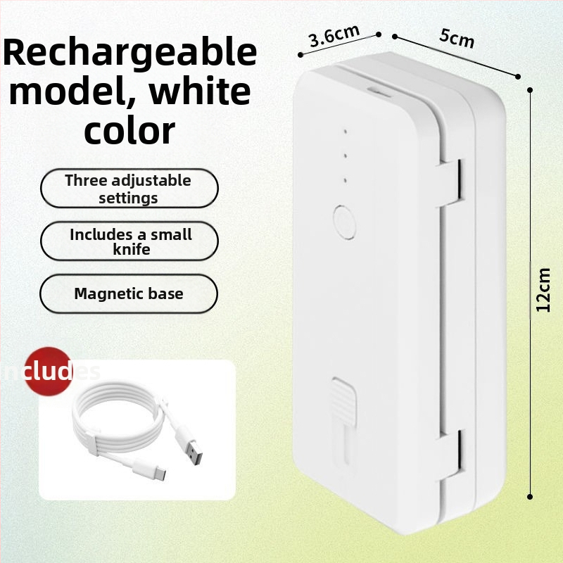 Prijenosni uređaj za zatvaranje paketa hrane, ABS plastika kućište, težina 170 g, kapacitet 1001-1500 ml, Model: Devet generacija, Prilagodljiv