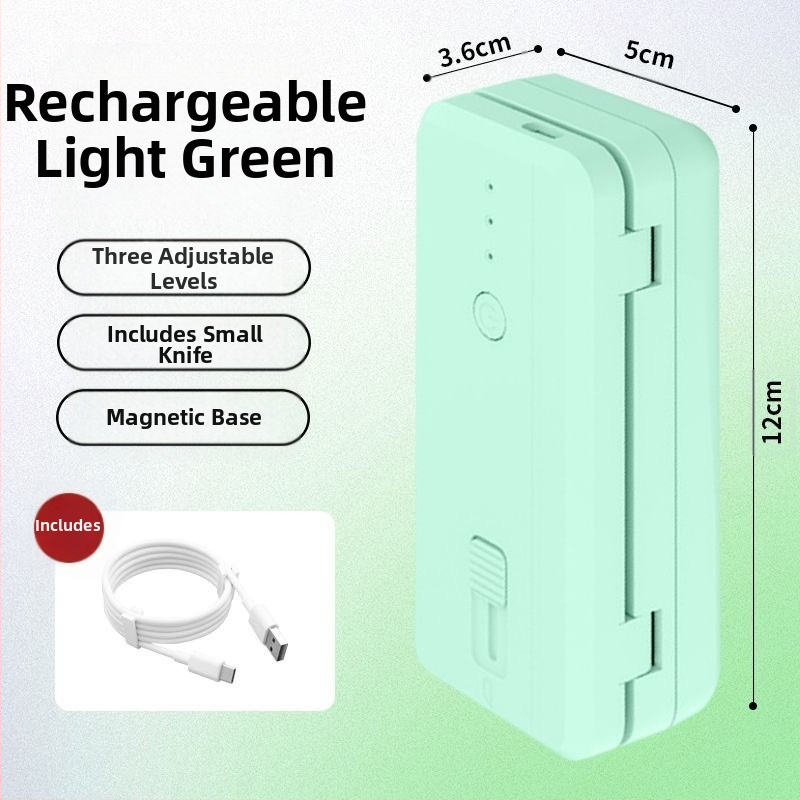 Prijenosni uređaj za zatvaranje paketa hrane, ABS plastika kućište, težina 170 g, kapacitet 1001-1500 ml, Model: Devet generacija, Prilagodljiv