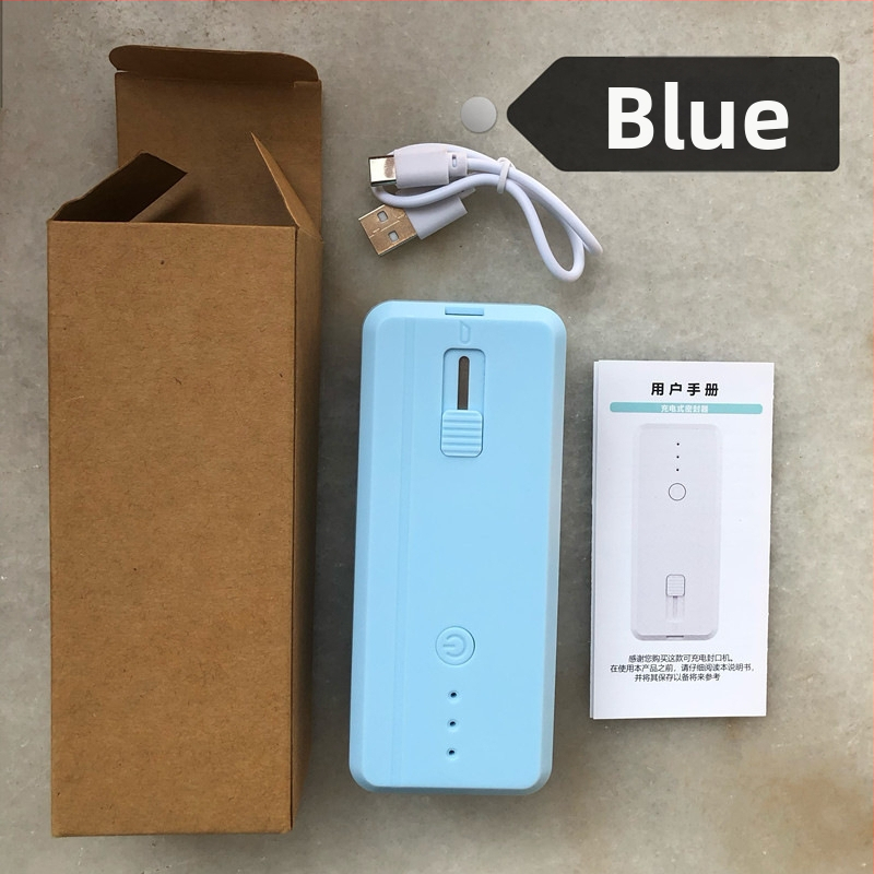 Prijenosni uređaj za zatvaranje paketa hrane, ABS plastika kućište, težina 170 g, kapacitet 1001-1500 ml, Model: Devet generacija, Prilagodljiv