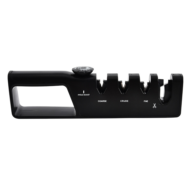 4-in-1 reguleeritav nuga teravustaja köögis, mitmematerjalist terituskivi: ABS, volframa teras, teemant, keraamika, kumm